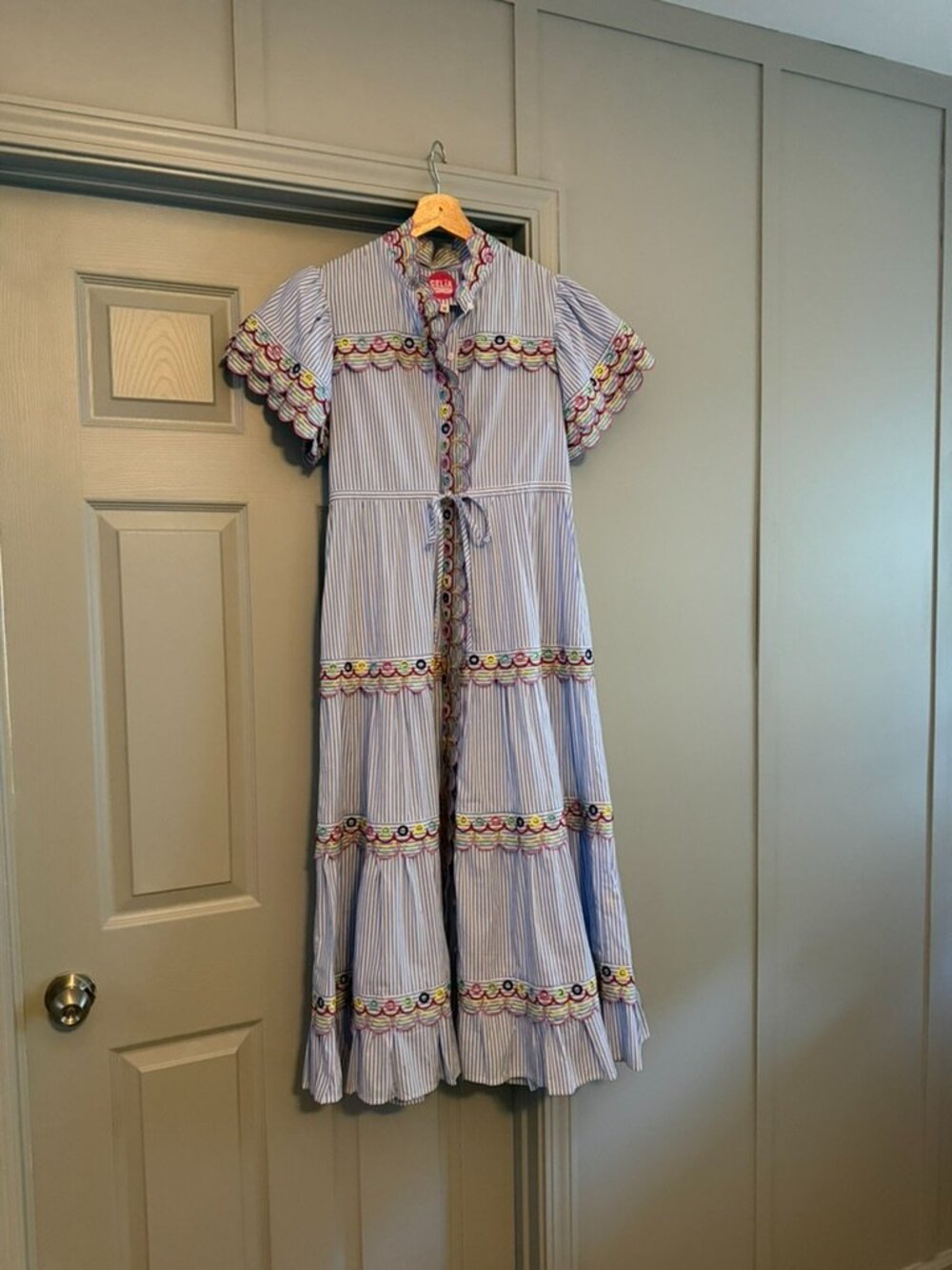 Celia B Striped Dress Size Medium